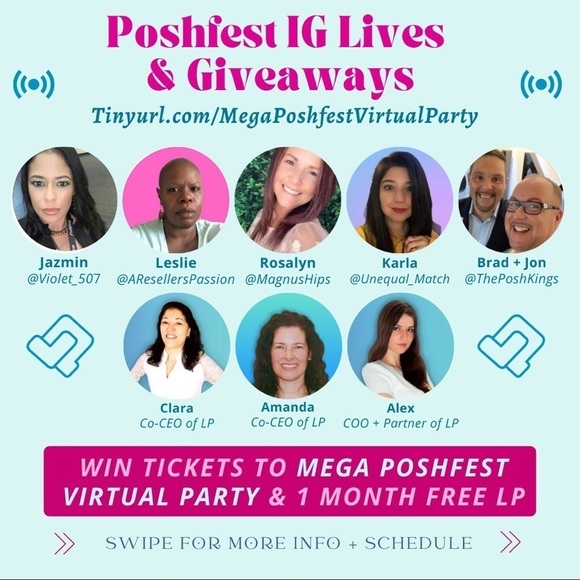 You’re invited to #MegaPoshfestVirtualParty 📣🎉 - Picture 3 of 8